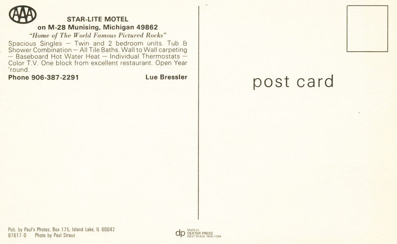 Superior Motel & Suites (Star-Lite Motel, Star Lite Motel) - Vintage Postcard (newer photo)
